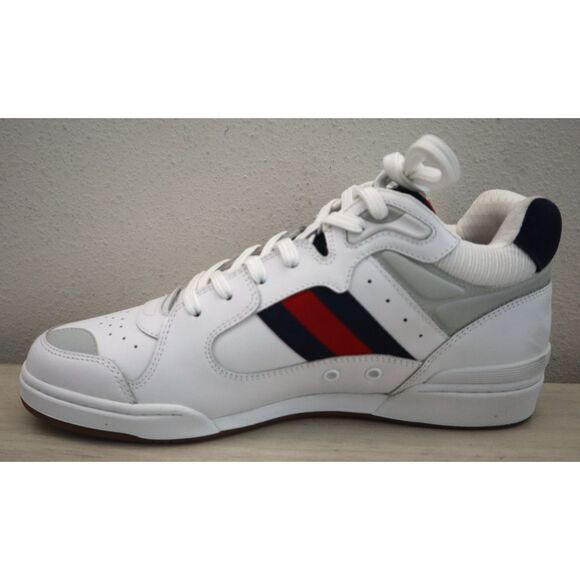 Polo Ralph Lauren Men's Sz 13D White Multi Leather Court Mid Pro Casual Shoes - Picture 5 of 14